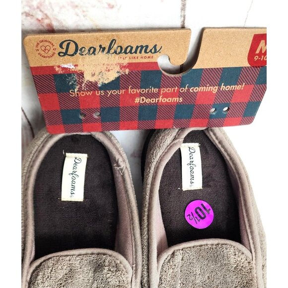 Dearfoam Memory Foam Slippers, Machine Washable, Medium US 9-10, Easy On/Off - Picture 15 of 16